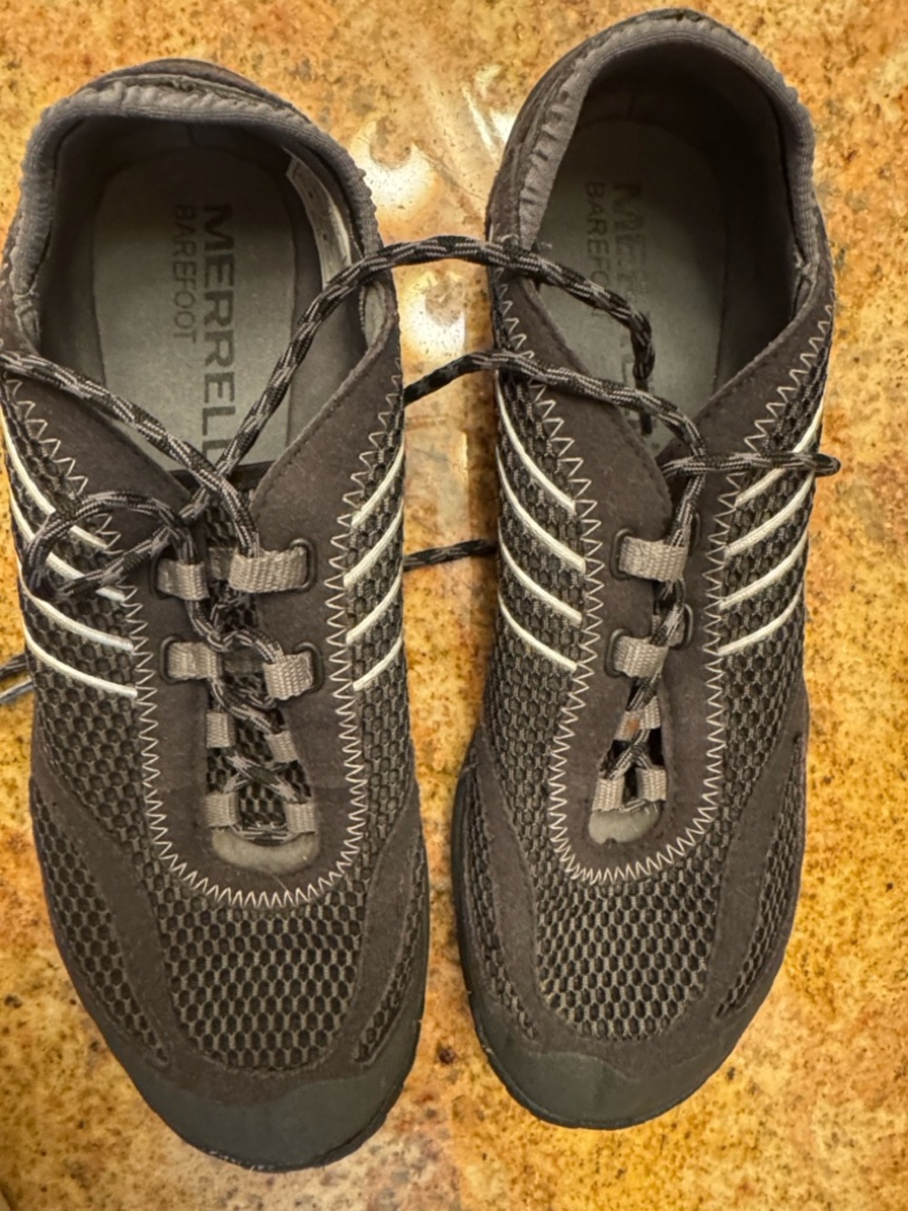 Merrell Men’s Barefoot Minimalist Dark Gray Athletic Sneakers